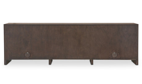 Jenson Media Unit Brown by Moe's Home at Eve Furniture