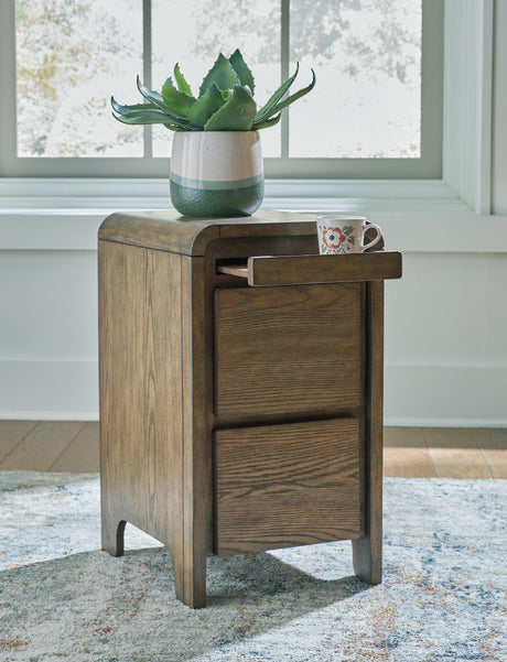 Jensworth Brown Accent Table by Ashley at Eve Furniture