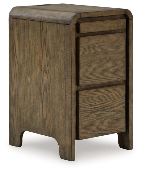 Jensworth Brown Accent Table by Ashley at Eve Furniture