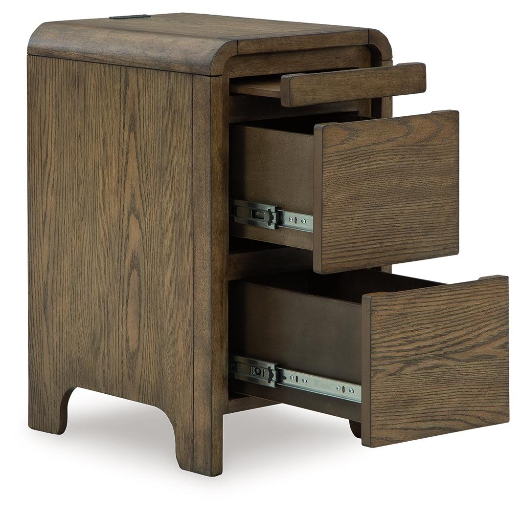 Jensworth Brown Accent Table by Ashley at Eve Furniture