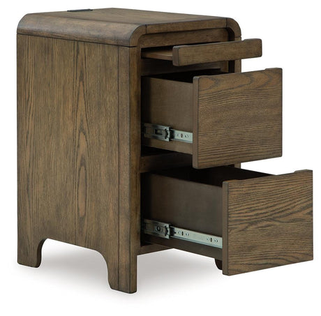 Jensworth Brown Accent Table by Ashley at Eve Furniture