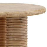 Jensy Side Table, Natural by Dovetail at Eve Furniture