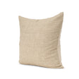Jeren Beige Cotton Linen Square Pillow Cover w/Down Filler, Set of 2 by Mercana at Eve Furniture