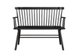 Jerimiah Spindleback Black Bench by Crown Mark at Eve Furniture