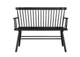 Jerimiah Spindleback Black Bench by Crown Mark at Eve Furniture