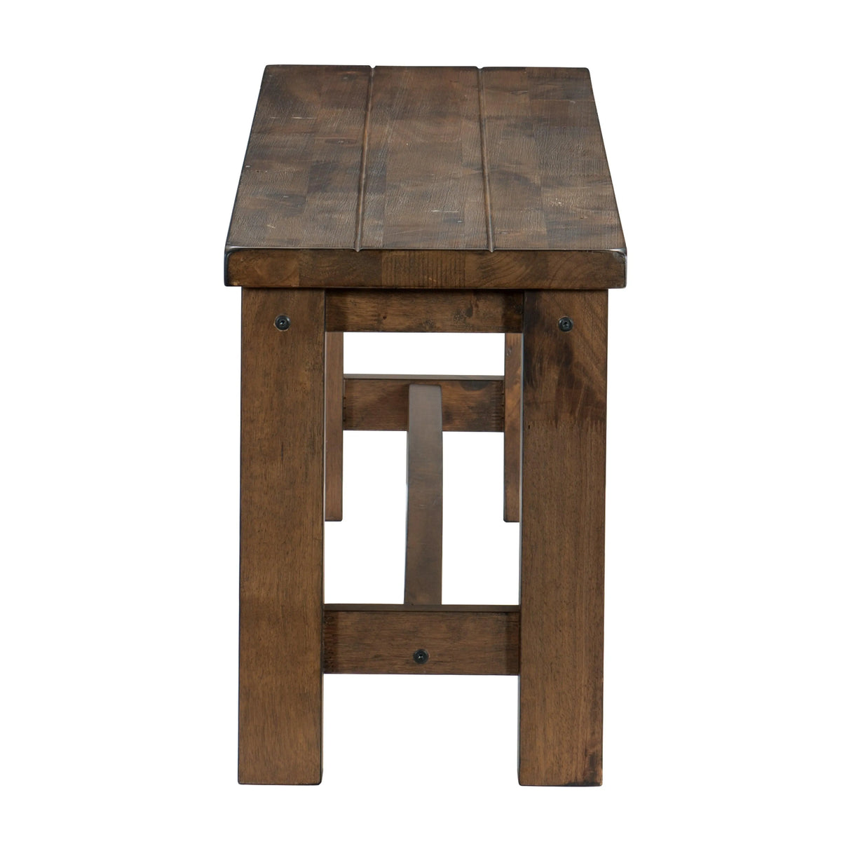 Jerrick Burnished Brown Dining Bench by Homelegance at Eve Furniture