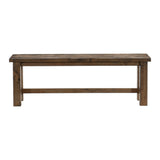 Jerrick Burnished Brown Dining Bench by Homelegance at Eve Furniture