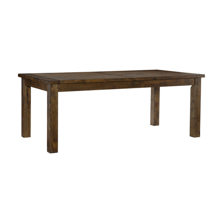 Jerrick Burnished Brown Dining Set by Homelegance at Eve Furniture