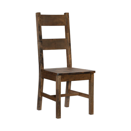 Jerrick Burnished Brown Dining Set by Homelegance at Eve Furniture
