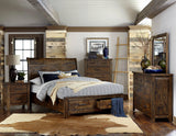 Jerrick Burnished Brown Mirror (Mirror Only) by Homelegance at Eve Furniture