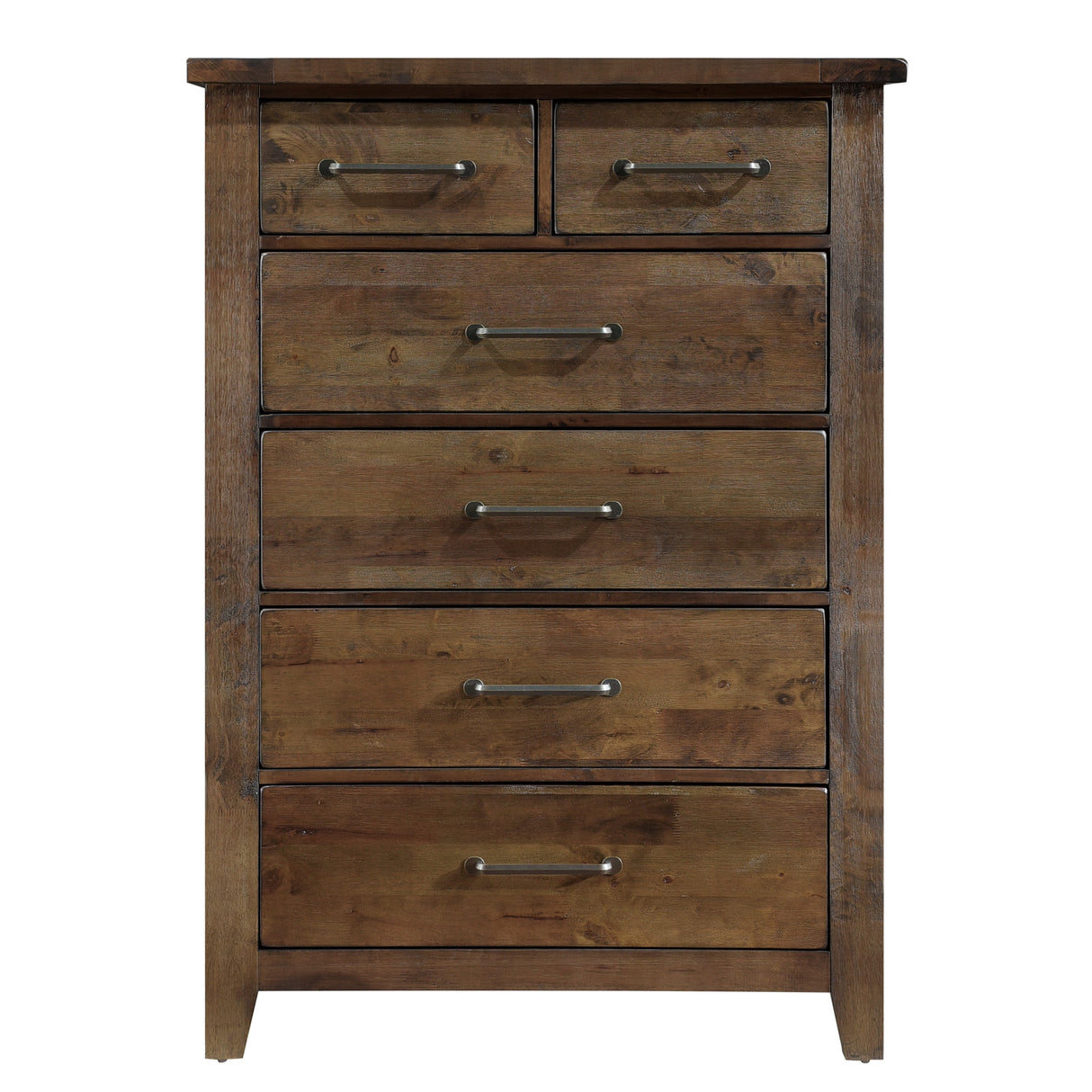 Jerrick Burnished Brown Sleigh Storage Platform Bedroom Set by Homelegance at Eve Furniture
