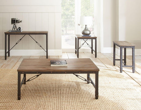 Jersey 3-Piece Set (Cocktail & 2 End Tables) by Steve Silver at Eve Furniture