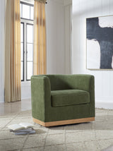 Jersonlow Forest Green Swivel Chair