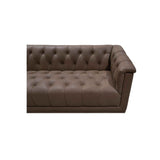 Jervis Brown Sofa Cool by Moe's Home at Eve Furniture