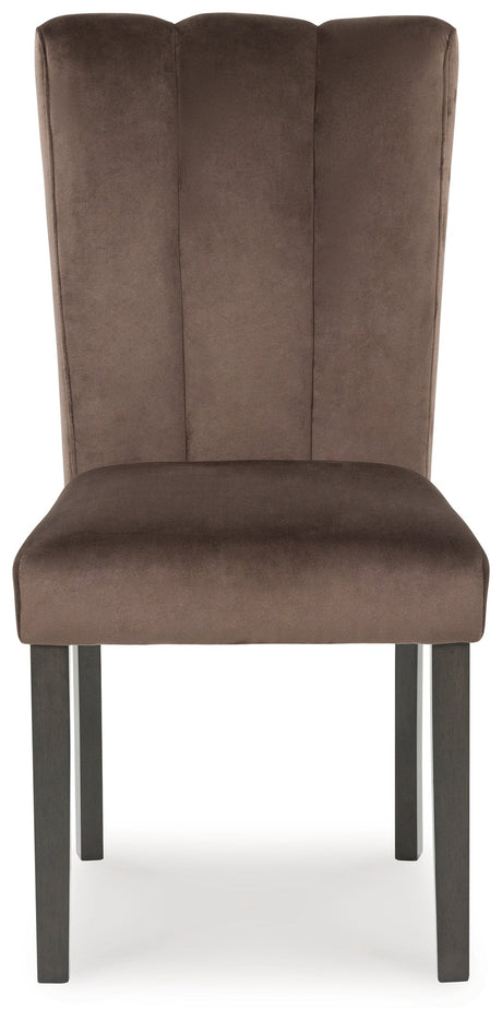 Jeshina Dark Brown Dining Room Set by Ashley at Eve Furniture