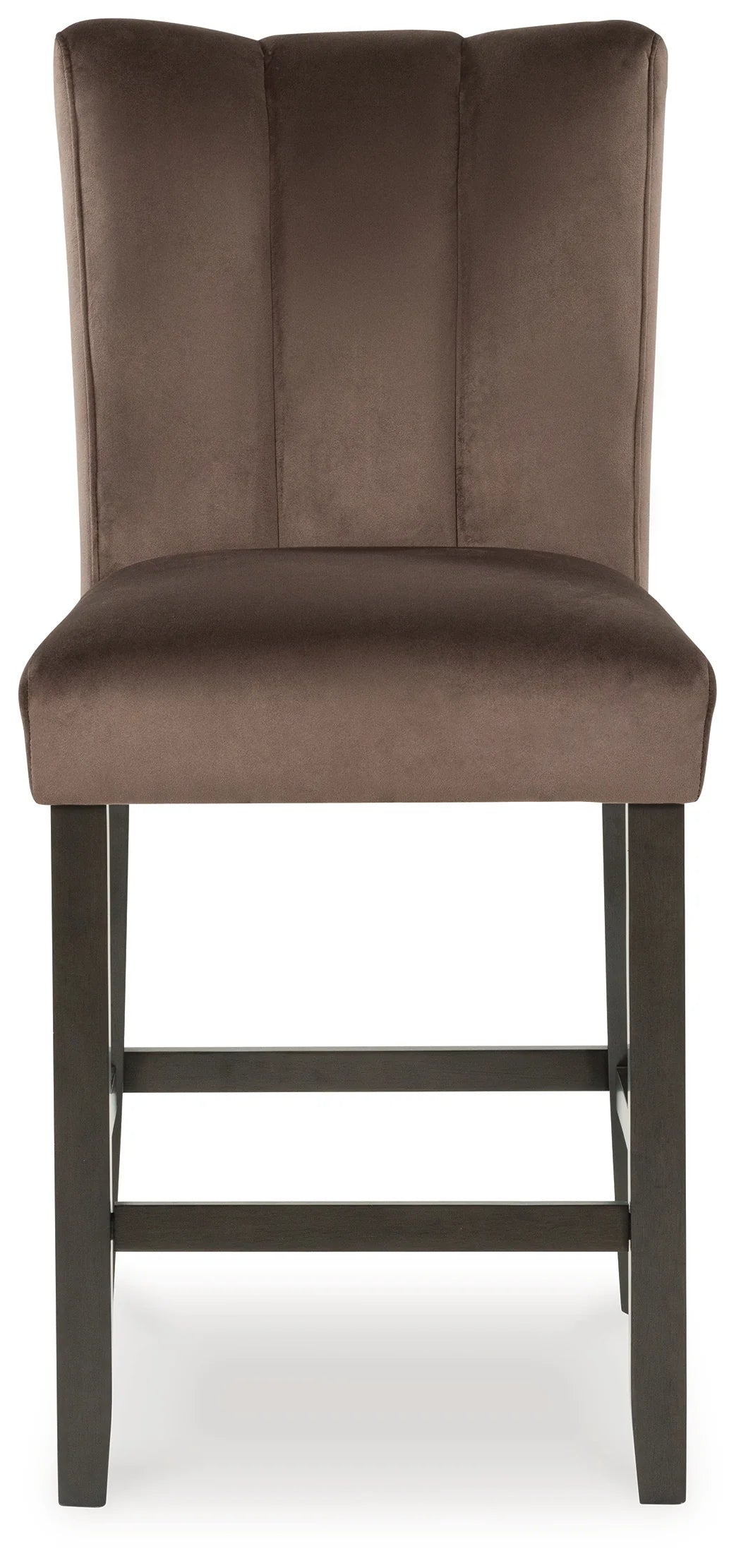 Jeshina Dark Brown/Beige Counter Height Dining Table and 4 Barstools by Ashley at Eve Furniture