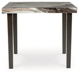 Jeshina Dark Brown/Beige Counter Height Dining Table by Ashley at Eve Furniture