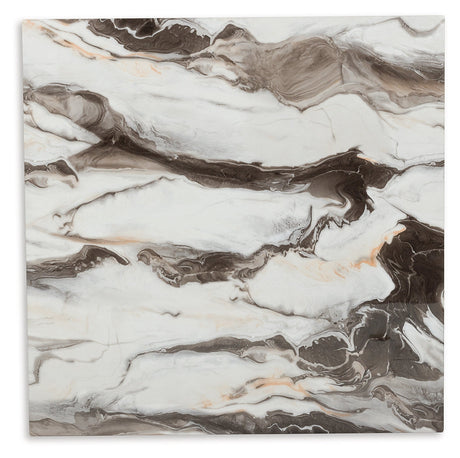 Jeshina Dark Brown/Beige Counter Height Dining Table by Ashley at Eve Furniture