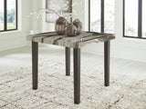 Jeshina Dark Brown/Beige Counter Height Dining Table by Ashley at Eve Furniture