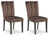 Jeshina Mocha Dining Chair, Set of 2 by Ashley at Eve Furniture
