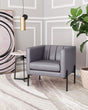 Jess Accent Chair Gray by Zuomod at Eve Furniture