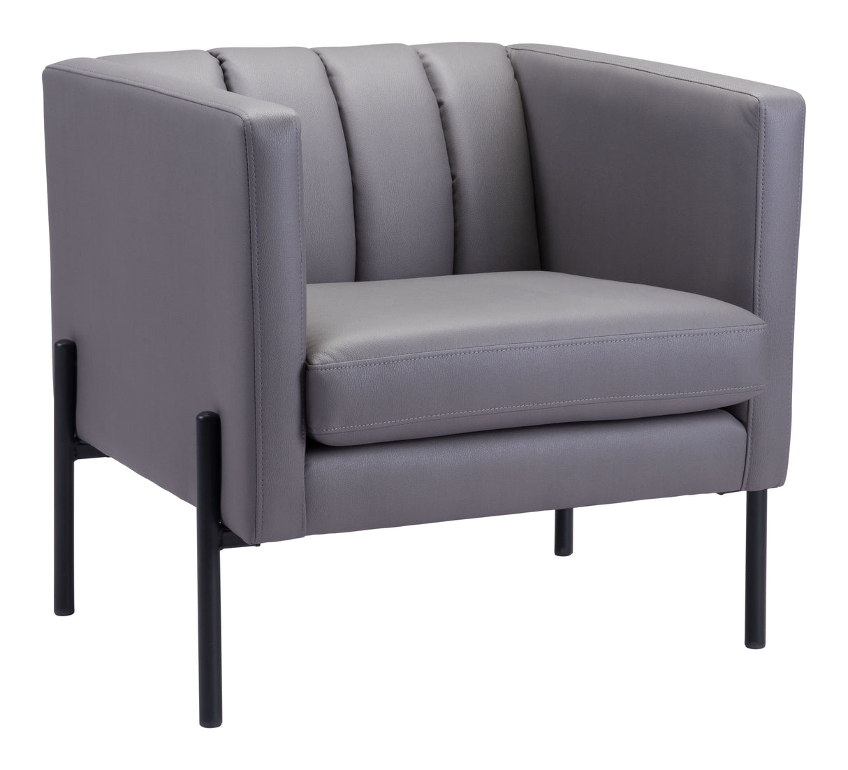 Jess Accent Chair Gray by Zuomod at Eve Furniture