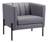 Jess Accent Chair Gray by Zuomod at Eve Furniture