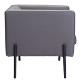 Jess Accent Chair Gray by Zuomod at Eve Furniture