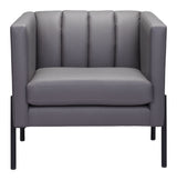 Jess Accent Chair Gray by Zuomod at Eve Furniture