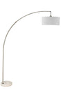 Jess Brushed Steel Arch Lamp by Furniture of America at Eve Furniture