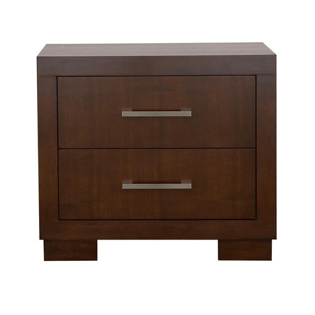 Jessica Cappuccino 2-Drawer Nightstand by Coaster at Eve Furniture