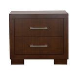 Jessica Cappuccino 2-Drawer Nightstand by Coaster at Eve Furniture