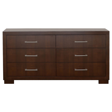 Jessica Cappuccino 4-Piece Queen Bedroom Set with Bookcase Headboard by Coaster at Eve Furniture