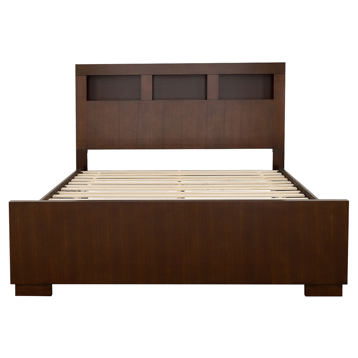 Jessica Cappuccino 4-Piece Queen Bedroom Set with Nightstand Panels by Coaster at Eve Furniture