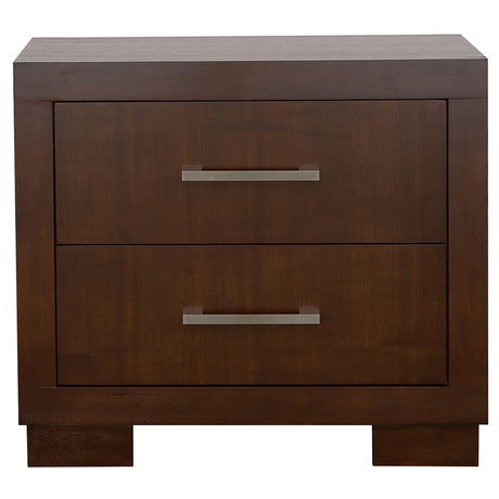 Jessica Cappuccino 4-Piece Queen Bedroom Set with Nightstand Panels by Coaster at Eve Furniture