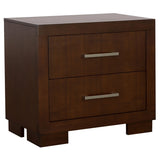 Jessica Cappuccino 5-Piece Eastern King Bedroom Set with Nightstand Panels by Coaster at Eve Furniture