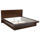 Jessica Cappuccino 5-Piece King Bedroom Set with Nightstand Panels by Coaster at Eve Furniture