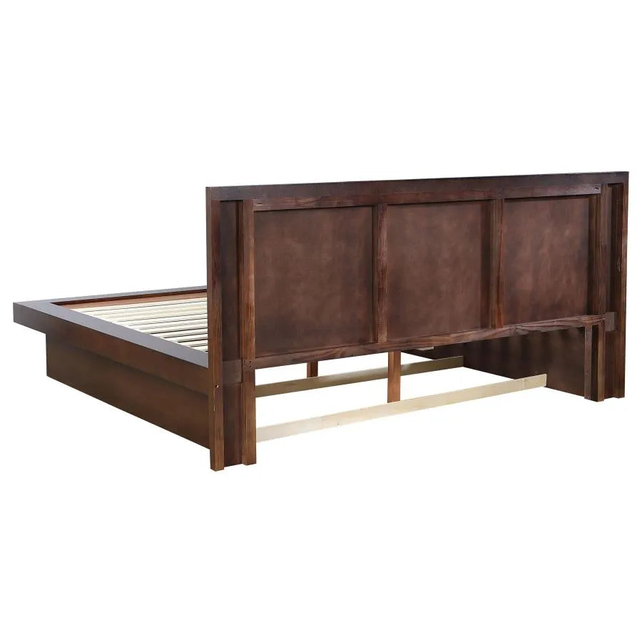 Jessica Cappuccino 5-Piece King Bedroom Set with Nightstand Panels by Coaster at Eve Furniture