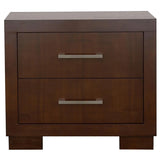 Jessica Cappuccino 5-Piece King Bedroom Set with Nightstand Panels by Coaster at Eve Furniture