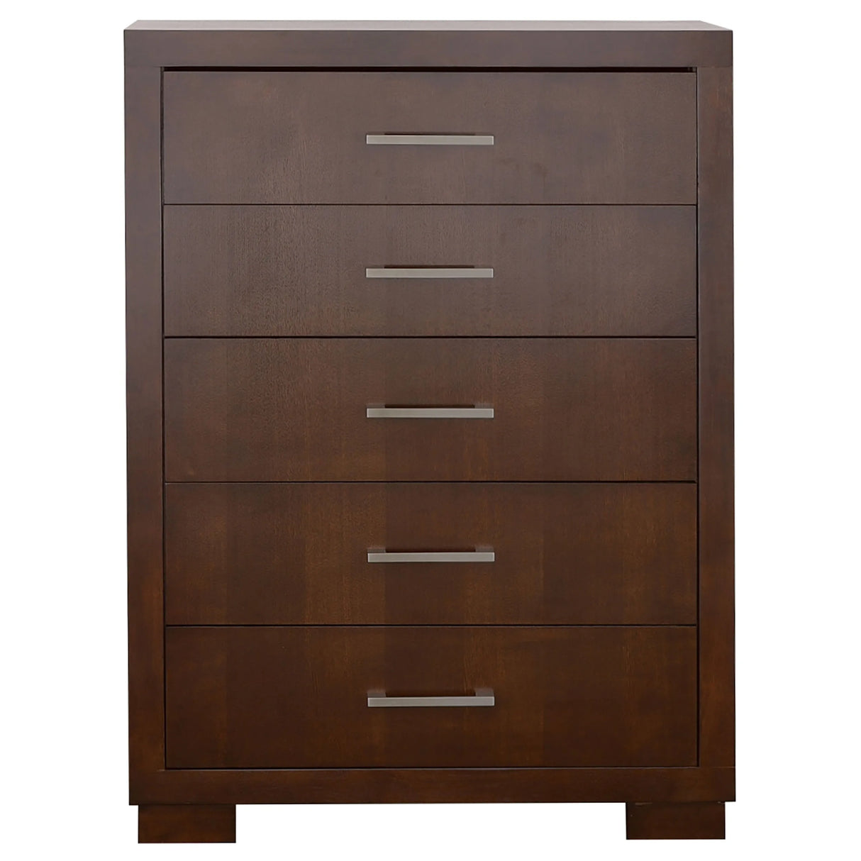 Jessica Cappuccino 5-Piece Queen Bedroom Set with Nightstand Panels by Coaster at Eve Furniture