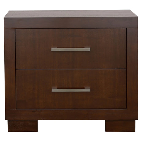 Jessica Cappuccino 5-Piece Queen Bedroom Set with Nightstand Panels by Coaster at Eve Furniture