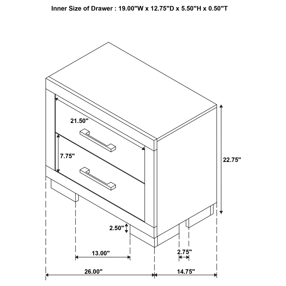 Jessica Snow White 4-Piece Queen Bedroom Set with Nightstand Panels by Coaster at Eve Furniture