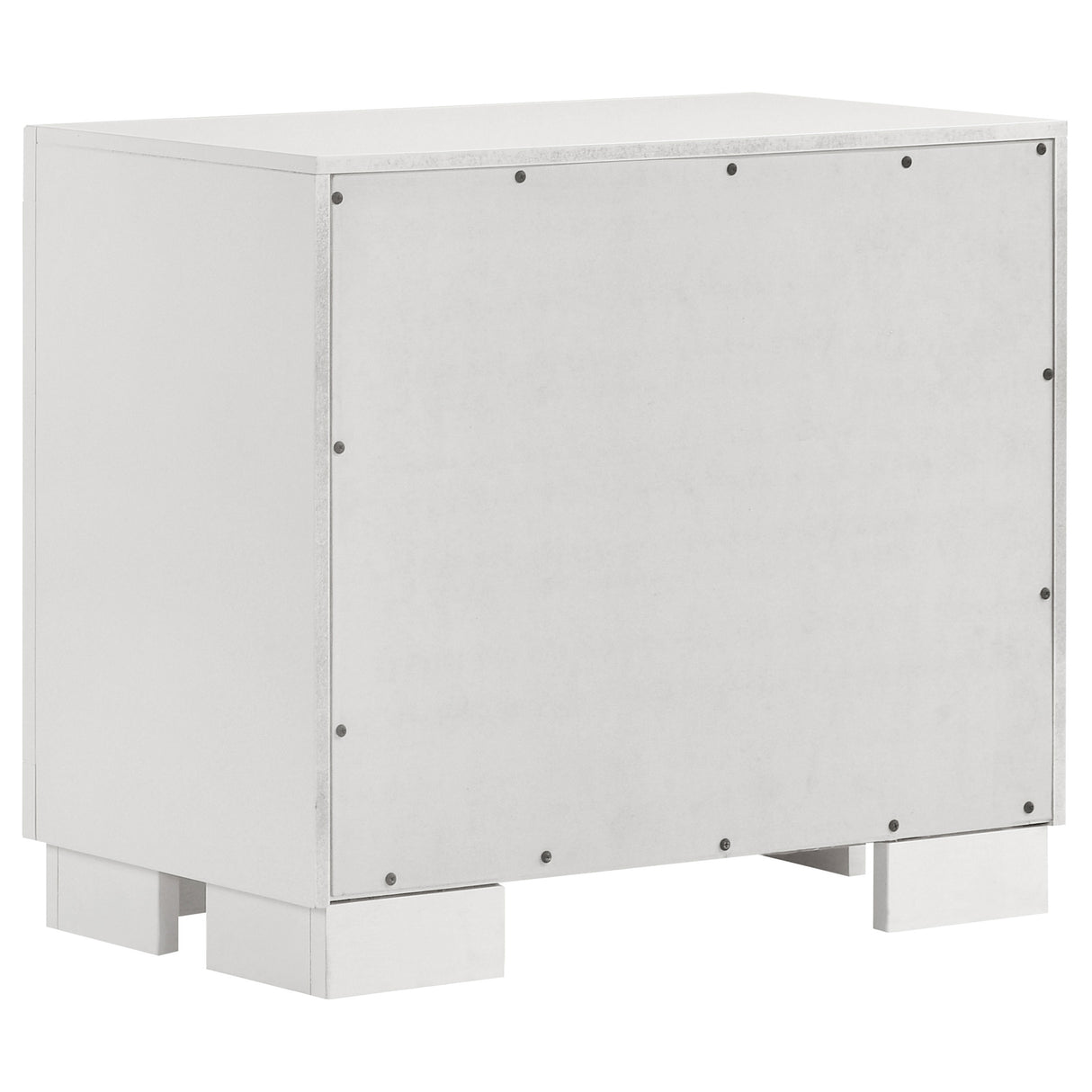 Jessica Snow White 4-Piece Queen Bedroom Set with Nightstand Panels by Coaster at Eve Furniture