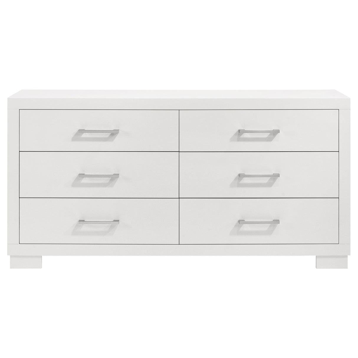 Jessica Snow White 4-Piece Queen Bedroom Set with Nightstand Panels by Coaster at Eve Furniture