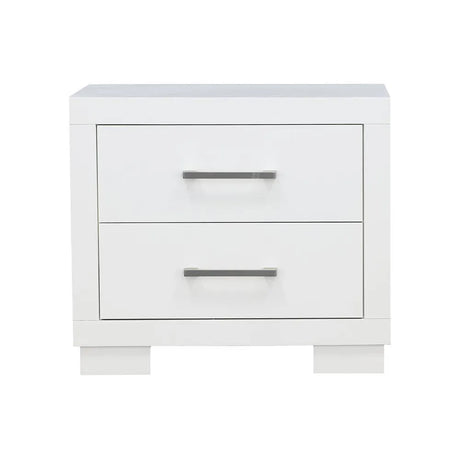 Jessica White 2-Drawer Nightstand by Coaster at Eve Furniture