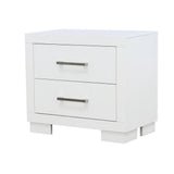 Jessica White 2-Drawer Nightstand by Coaster at Eve Furniture