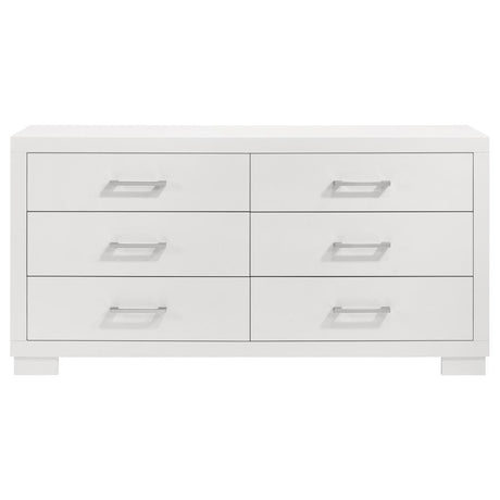Jessica White 5-Piece Eastern King Bedroom Set with Nightstand Panels by Coaster at Eve Furniture
