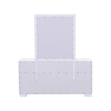 Jessica White Rectangular Mirror by Coaster at Eve Furniture