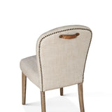 Jessie 18" Dining Chair in Beige Linen, Set of 2 by Home Trends & Design at Eve Furniture