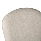 Jessie 18" Dining Chair in Beige Linen, Set of 2 by Home Trends & Design at Eve Furniture